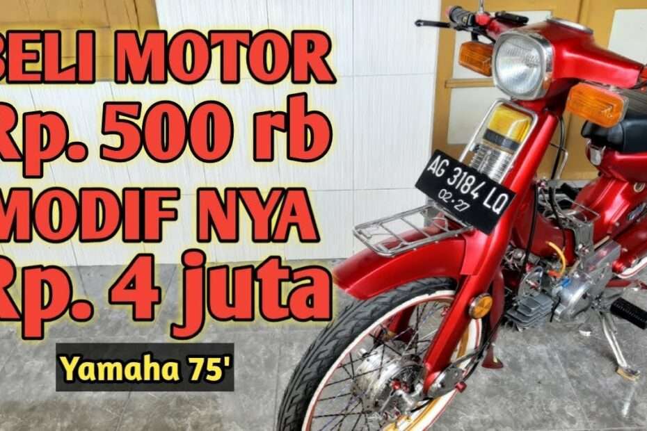 Motor dengan Aksesoris Modifikasi: Meningkatkan Kinerja dan Estetika